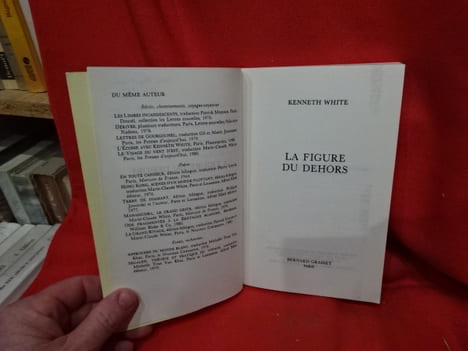 La figure du dehors. Essai. . [LITTERATURE] - WHITE (Kenneth)