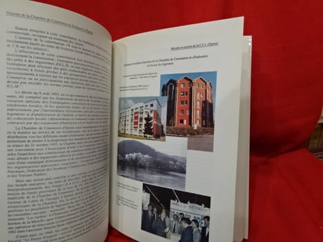 Histoire de la chambre de commerce et d'industrie d'Épinal. . [LORRAIN] - COURROY (Francis-Henri)