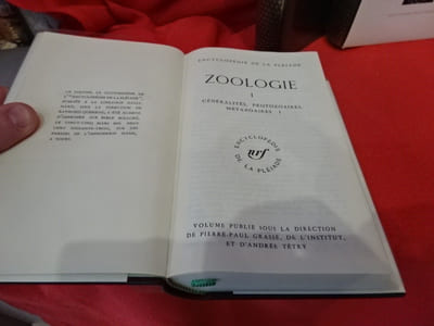 Zoologie-Tomes I, II, III et IV. 