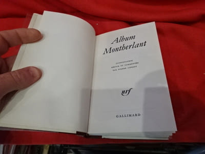 Album Montherlant.