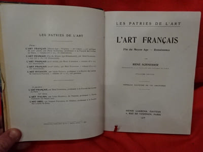 L'art français. Fin du moyen âge-Renaissance. 