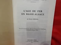 L'âge du fer en Basse-Alsace.