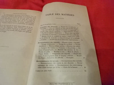 Évaluation des distances. Reconnaissance des objectifs et du terrain.