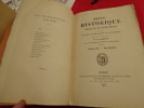 Revue historique nobiliaire et biographique. Recueil de mémoires et documents. Troisième série, tome deuxième. . [HISTOIRE] - SOUS LA DIRECTION DE M. ...