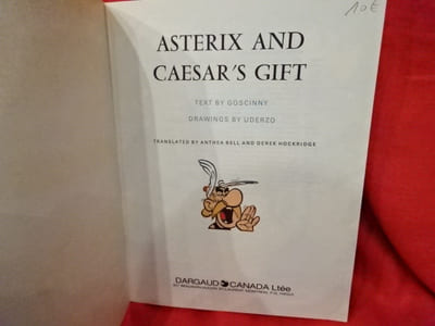 Asterix and Caesar's gift. 