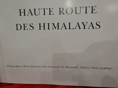 Haute route des Himalayas. 