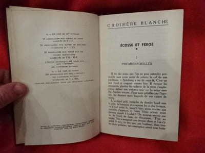 Croisière blanche. Récit.