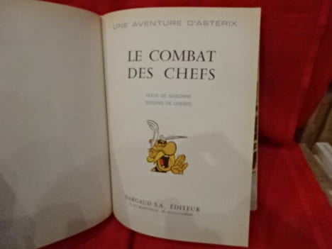 Le combat des chefs. . [BANDE DESSINEE] - GOSCINNY (René), UDERZO (Albert)