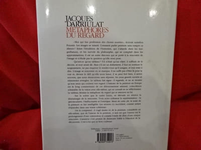 Métaphore du regard. Essai sur la formation des images en Europe depuis Giotto. 