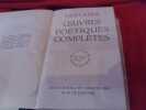 Oeuvres poétiques complètes. . [LITTERATURE] - VERLAINE