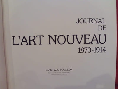 Journal de l'art nouveau 1870-1914. 