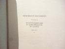 Mémoires et documents publiés par la Société d'Histoire et d'Archéologie de Genève.-Série in-4.-Tome IXème: La Céramique gallo-romaine de Genève, de ...