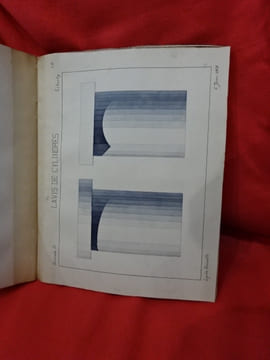 Cahier regroupant un ensemble de dessins techniques scolaires montés sur onglet. . [VARIA] - LIBERTY (François)