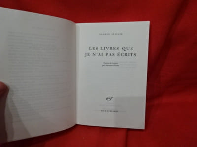 Les Livres que je n'ai pas écrits.