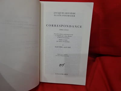 Correspondance (1904-1914).-Tome I: avril 1904-avril 1907. 
