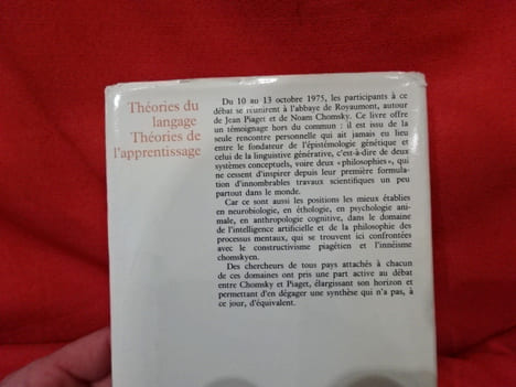Théories du langage, théories de l'apprentissage. . [PHILOSOPHIE SCIENCES HUMAINES] - PIAGET (Jean), CHOMSKY (Noam)