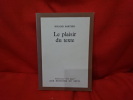 Le plaisir du texte. . [PHILOSOPHIE SCIENCES HUMAINES] - BARTHES (Roland)