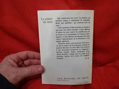 Le plaisir du texte. . [PHILOSOPHIE SCIENCES HUMAINES] - BARTHES (Roland)