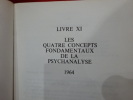 Le séminaire-Livre XI. Les quatre concepts fondamentaux de la psychanalyse. . [PHILOSOPHIE SCIENCES HUMAINES] - LACAN (Jacques)