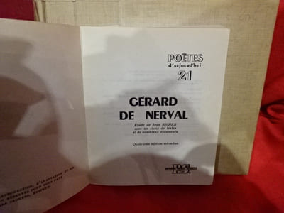 Gérard de Nerval. 