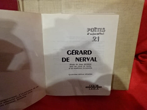 Gérard de Nerval. . [LITTERATURE] - RICHER (Jean)