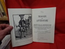 Travaux de Littérature.-Volume XII-1999. Architectes et architecture dans la littérature françaises. . [LITTERATURE] - COLLECTIF