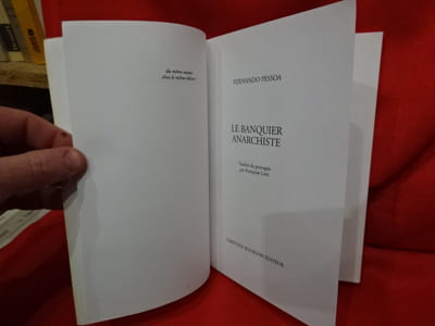 Le banquier anarchiste (épreuves non corrigées).