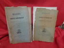 Bulletin de la Société Dunkerquoise pour l'Encouragement des Sciences, des Lettres et des Arts.-1896-1er et 2ème fascicules. . [HISTOIRE] - COLLECTIF