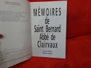 Mémoires de Saint-Bernard Abbé de Clairvaux. . [LORRAIN] - BAUDIN (François)