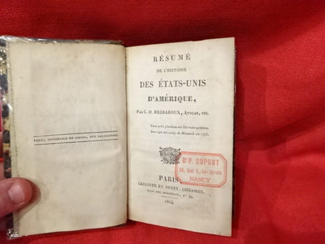 Résumé de l'Histoire des États-Unis d'Amérique. . [HISTOIRE] - BARBAROUX (C. O.)