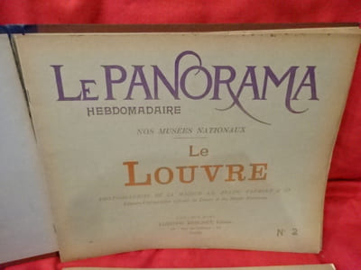 Le Panorama, hebdomadaire.-Nos Musées nationaux.-le Louvre: N° 1: le Nu, N° 2, N° 3.-au Musée du Luxembourg: N° 4: le Nu, N° 5. 