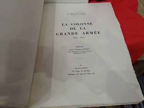 La Colonne de la Grande Armée (1804-1959). . [HISTOIRE] - CHATELLE (Albert)
