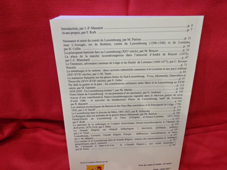 Annales de l'Est – 6e série — 58e année — N° spécial — 2008. Lorraine, Luxembourg et Pays wallons, mille ans d'histoire. . [LORRAIN] - COLLECTIF