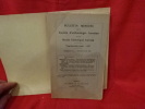 Bulletin mensuel de la Société d'Archéologie lorraine et du Musée historique lorrain. 2e série, tome XXII (71e volume) vingt-deuxième année, 1927. . ...