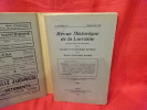 Revue Historique de la Lorraine, publiée tous les deux mois par la Société d'Archéologie lorraine & du Musée historique lorraine. 3e série, tome I ...