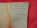 Bulletin mensuel de la Société d'Archéologie lorraine et du Musée historique lorrain. treizième année – N° 2 –février 1913, paginé de 25 à 48. . ...