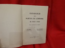 Anthologie des Poètes de Lorraine, de 1700 à 1950, avec introduction et notices. . [LORRAIN] - DIMOFF (Paul), JEANPIERRE (Marie)