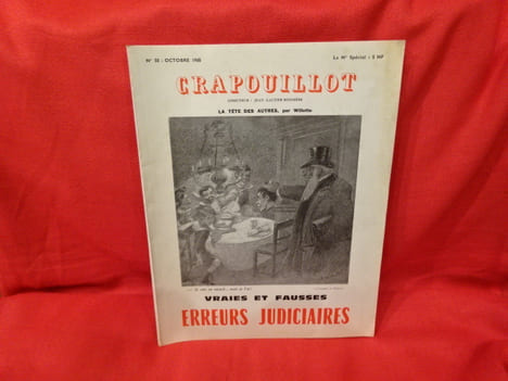 Crapouillot-N° 050-Vraies et fausses Erreurs judiciaires, numéro spécial. octobre 1960. . [CARICATURE] - COLLECTIF (Directeur Jean GALTIER-BOISSIERE )