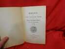 Mémoires de la Société d’Archéologie lorraine et du Musée historique lorrain-1934-22e vol. 4e série-tome LXXII. . [LORRAIN] - COLLECTIF