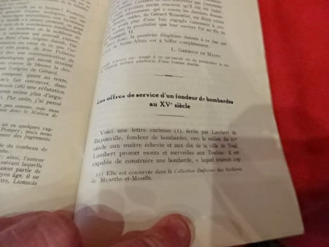 Bulletin mensuel de la Société d’Archéologie lorraine et du Musée historique lorrain, deuxième série, tome XX, LXIXe volume, 1925, à deuxième série, ...