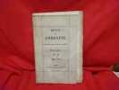 Revue de Lorraine (Meurthe, Meuse, Moselle, Vosges). Tome Ier, N° 4. Août, 1835, paginé de 217 à 280. . [LORRAIN] - COLLECTIF