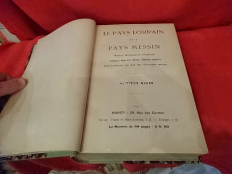 LE PAYS LORRAIN et LE PAYS MESSIN – 8e année 1911 – 12 fascicules. . [LORRAIN] - COLLECTIF
