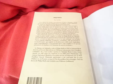 La Tache. . [LITTERATURE] - ROTH (Philip)