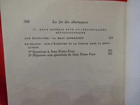 La Fin des alternances. . [LITTERATURE] - JOUFFROY (Alain)
