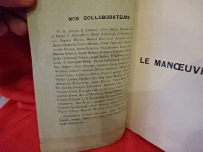 N° 001. – Le Manœuvre, pièce en 3 actes. – Théâtre.