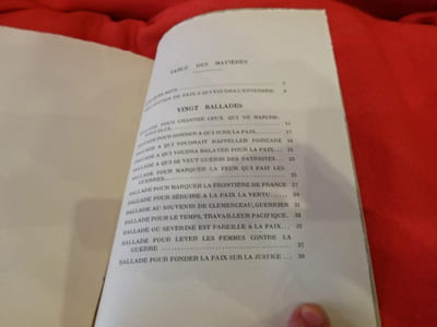 N° 003. – Vingt ballades frappées à l’effigie de la Paix, précédées de Stances et suivies d’un Sonnet.