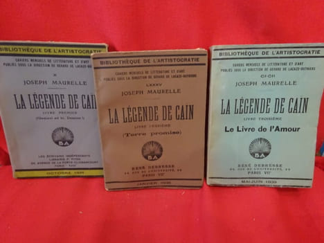 N° 010. – La Légende de Cain. – Livre premier (Clamavi ad te, Domine!). – N° 085. – La Légende de Cain. – Livre deuxième (Terre promise). – N° ...