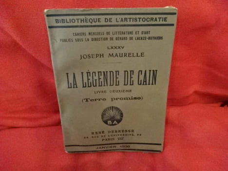 N° 010. – La Légende de Cain. – Livre premier (Clamavi ad te, Domine!). – N° 085. – La Légende de Cain. – Livre deuxième (Terre promise). – N° ...