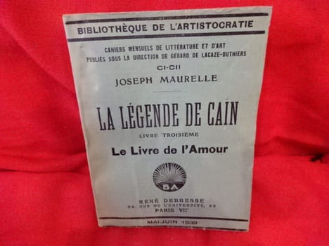 N° 010. – La Légende de Cain. – Livre premier (Clamavi ad te, Domine!). – N° 085. – La Légende de Cain. – Livre deuxième (Terre promise). – N° ...