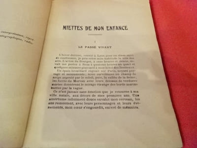 N° 014. – Miettes de mon enfance.